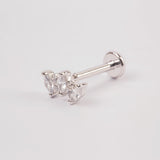 PIERCING RITA BAÑO DE ORO BLANCO