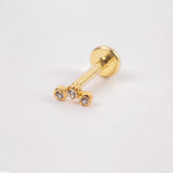 PIERCING BECA BAÑO DE ORO