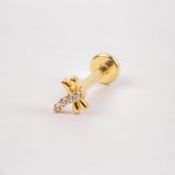 PIERCING LEA BAÑO DE ORO