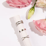 ANILLO AURALIS BAÑO DE ORO BLANCO