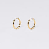 Argollas Aluna Waterproof en Oro de 18k