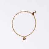 Pulsera Inicial Double Waterproof en Oro 18k