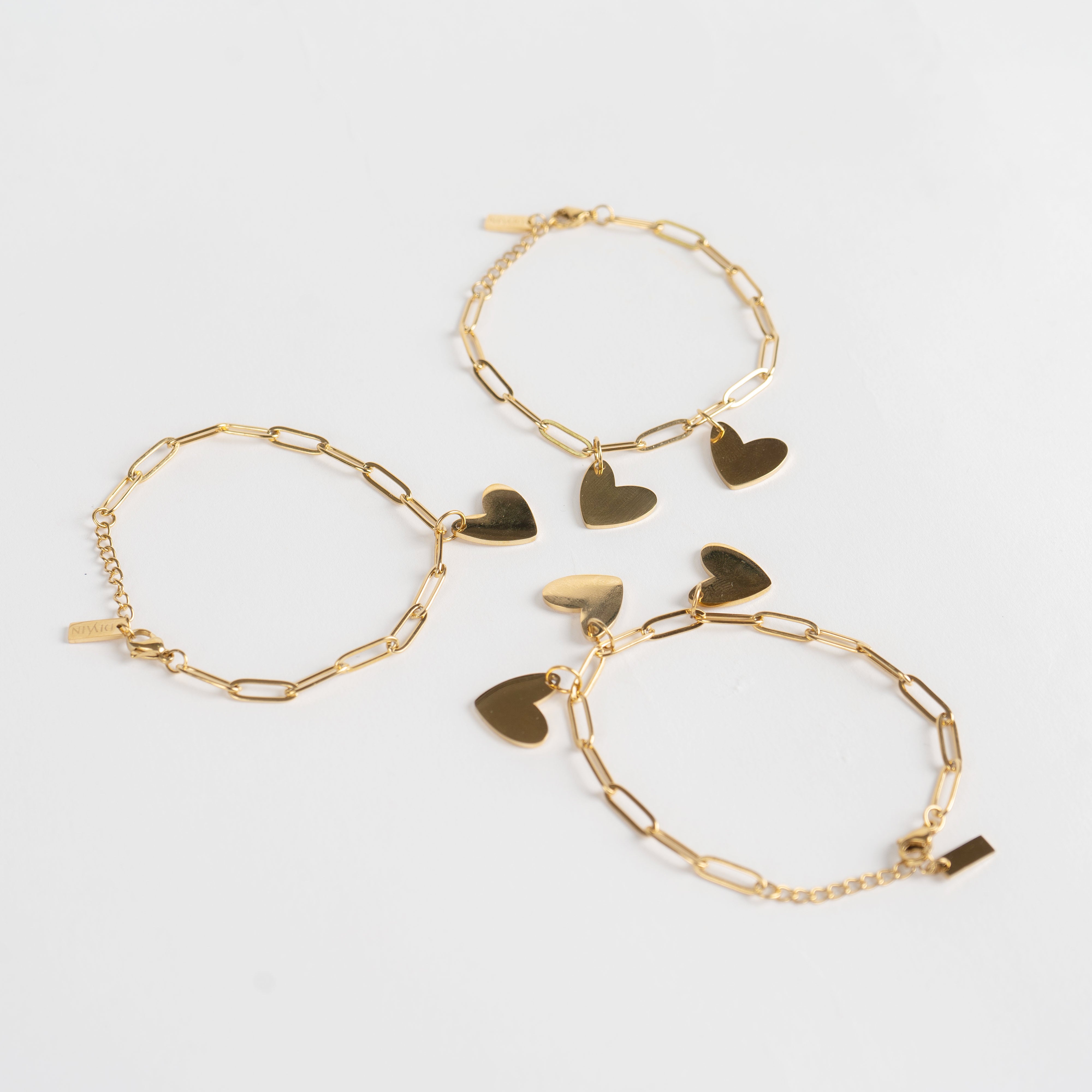 Charm/Dije Corazón Slim Waterproof en Oro 18k