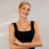 Collar Rolo Charm Waterproof en Oro 18k (50 cm)