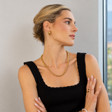 Collar Chunky Ball Waterproof en Oro de 18k