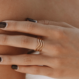 Anillo Tulum Waterproof en Oro 18k