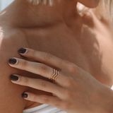 Anillo Tulum Waterproof en Oro 18k