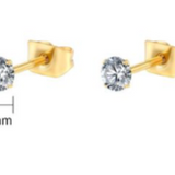 Aros Milos 3mm Waterproof Baño de Oro 18k