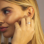 ANILLO AURORA BAÑO DE ORO BLANCO - Divain