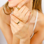 ANILLO LINES BAÑO DE ORO - Divain