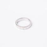 ANILLO LINES BAÑO DE ORO BLANCO - Divain