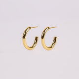 ARGOLLAS CLEO BAÑO DE ORO 20 MM - Divain