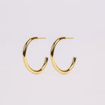 ARGOLLAS CLEO BAÑO DE ORO 30 MM - Divain