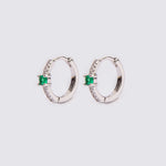 ARGOLLAS GALE GREEN BAÑO DE ORO BLANCO - Divain