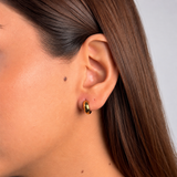Argollas Bologna Waterproof en Oro 18k