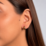Argollas Bologna Waterproof en Oro 18k