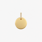Colgante/Collar Medalla Halo Waterproof en Oro de 14k