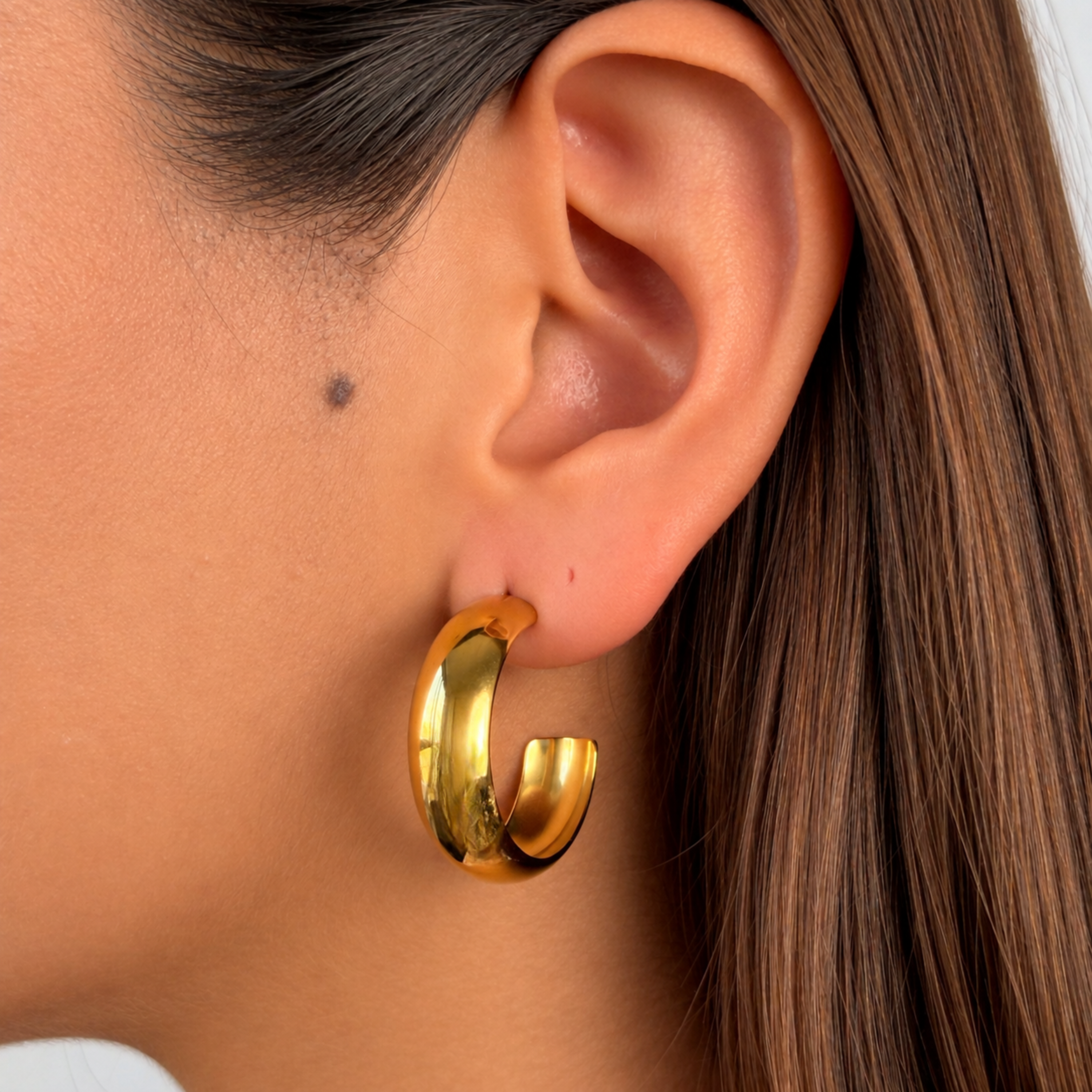 Argollas Murano Waterproof en Oro 18k