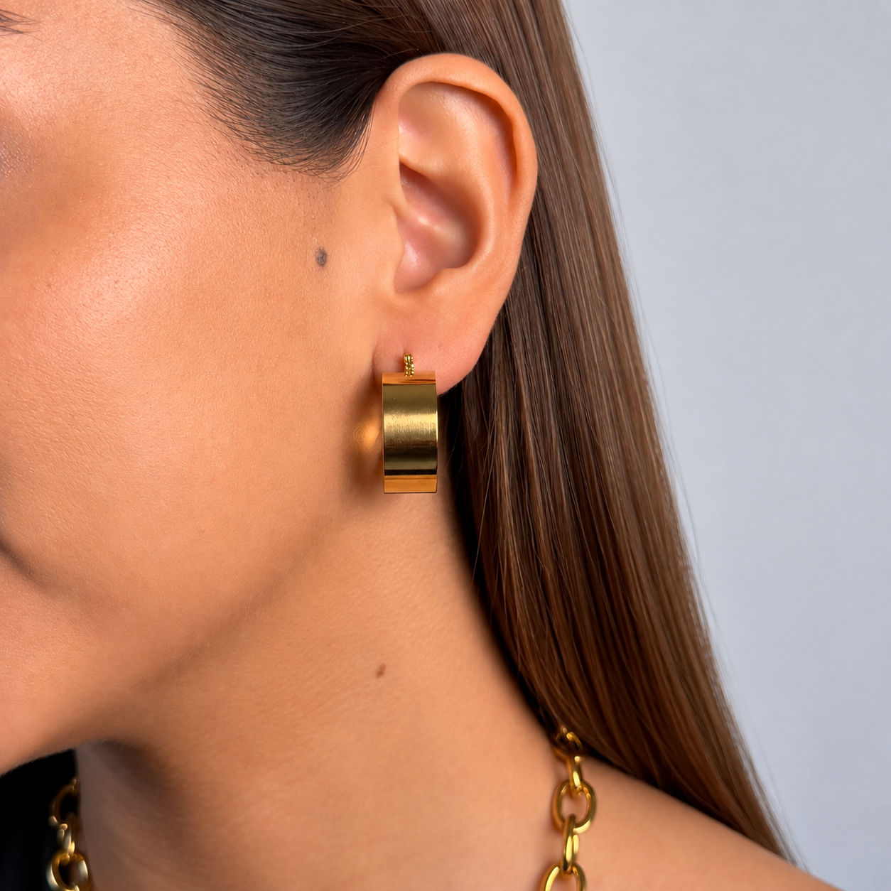 Argollas Santorini Waterproof en Oro 18k
