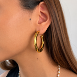 Argolla Solei Waterproof Baño de Oro 18k
