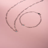 PULSERA ARIA BAÑO DE ORO BLANCO